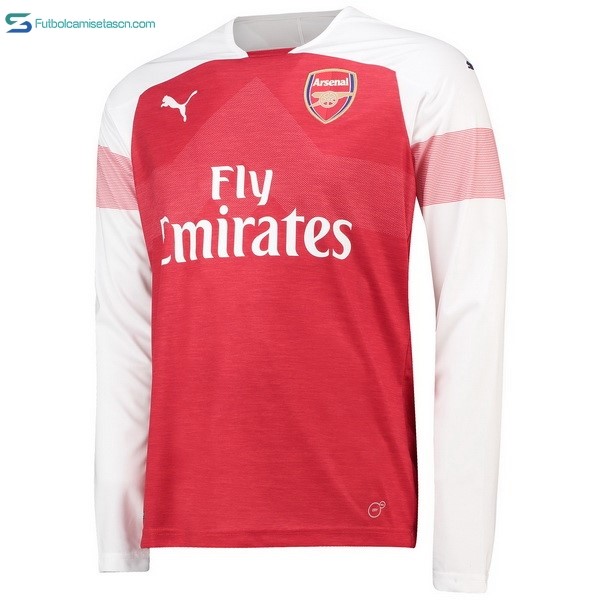 Camiseta Arsenal 1ª ML 2018/19 Rojo